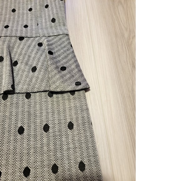 Polka Dot Peplum Dress - Picture 8 of 11